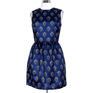 Markus Lupfer strawberry print dress